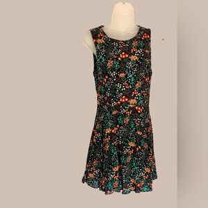 Sleeveless Floral Mini Dress